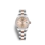 Rolex Datejust 31 Oystersteel 18kt Everose Gold and diamonds Ref 278381RBR-0023 278381RBR-0023-1.jpg