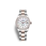 Rolex Datejust 31 Oystersteel 18kt Everose Gold and diamonds Ref 278381RBR-0025 278381RBR-0025-1.jpg