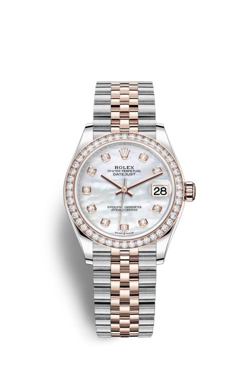 Rolex Datejust 31 Oystersteel 18kt Everose Gold and diamonds 278381RBR-0026