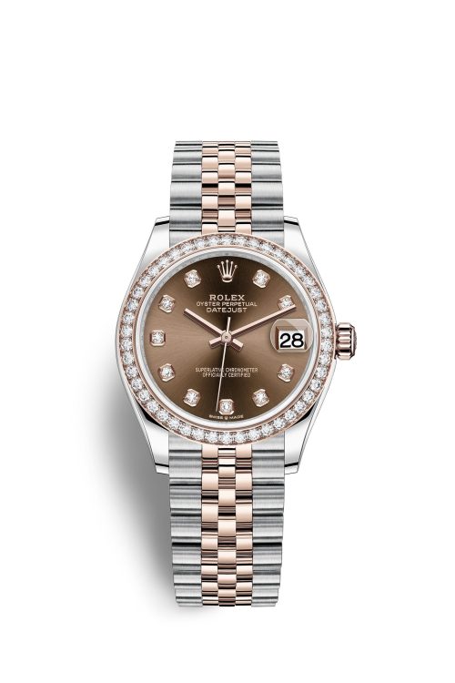 Rolex Datejust 31 Oystersteel 18kt Everose Gold and diamonds 278381RBR-0028