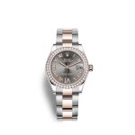 Rolex Datejust 31 Oystersteel 18kt Everose Gold and diamonds Ref 278381RBR-0029 278381RBR-0029-1.jpg