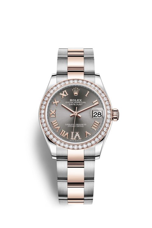 Rolex Datejust 31 Oystersteel 18kt Everose Gold and diamonds 278381RBR-0029