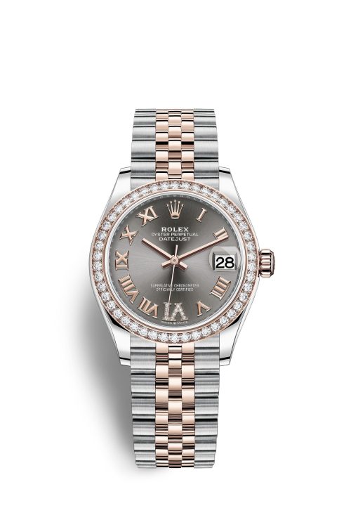 Rolex Datejust 31 Oystersteel 18kt Everose Gold and diamonds 278381RBR-0030