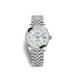 Rolex Datejust 31 Oystersteel 18kt White Gold and diamonds Ref 278344RBR-0006 278344RBR-0006-1.jpg