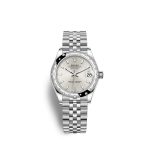 Rolex Datejust 31 Oystersteel 18kt White Gold and diamonds Ref 278344RBR-0014 278344RBR-0014-1.jpg