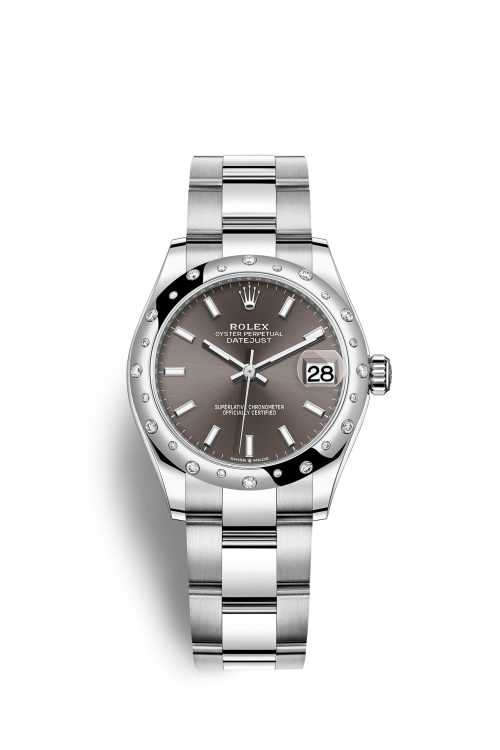 Rolex Datejust 31 Oystersteel 18kt White Gold and diamonds 278344RBR-0017