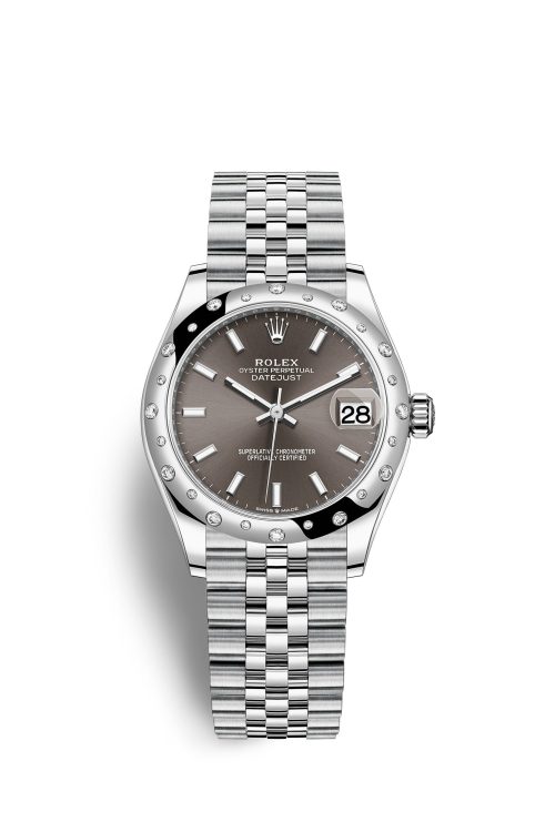 Rolex Datejust 31 Oystersteel 18kt White Gold and diamonds 278344RBR-0018