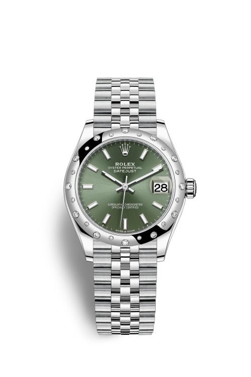 Rolex Datejust 31 Oystersteel 18kt White Gold and diamonds 278344RBR-0020