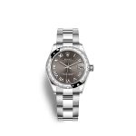 Rolex Datejust 31 Oystersteel 18kt White Gold and diamonds Ref 278344RBR-0023 278344RBR-0023-1.jpg