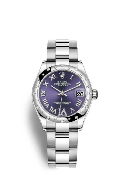 Rolex Datejust 31 Oystersteel 18kt White Gold and diamonds 278344RBR-0027