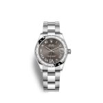 Rolex Datejust 31 Oystersteel 18kt White Gold and diamonds Ref 278344RBR-0029 278344RBR-0029-1.jpg