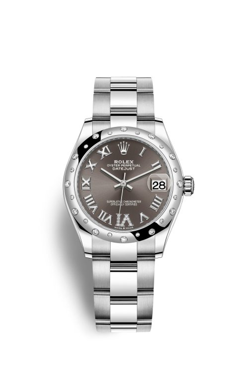 Rolex Datejust 31 Oystersteel 18kt White Gold and diamonds 278344RBR-0029