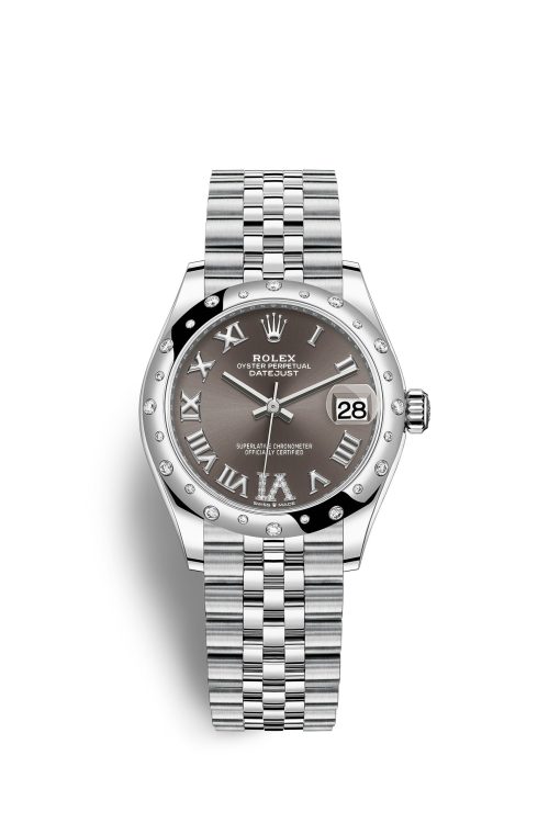 Rolex Datejust 31 Oystersteel 18kt White Gold and diamonds 278344RBR-0030