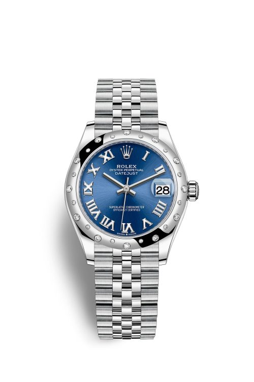 Rolex Datejust 31 Oystersteel 18kt White Gold and diamonds 278344RBR-0036