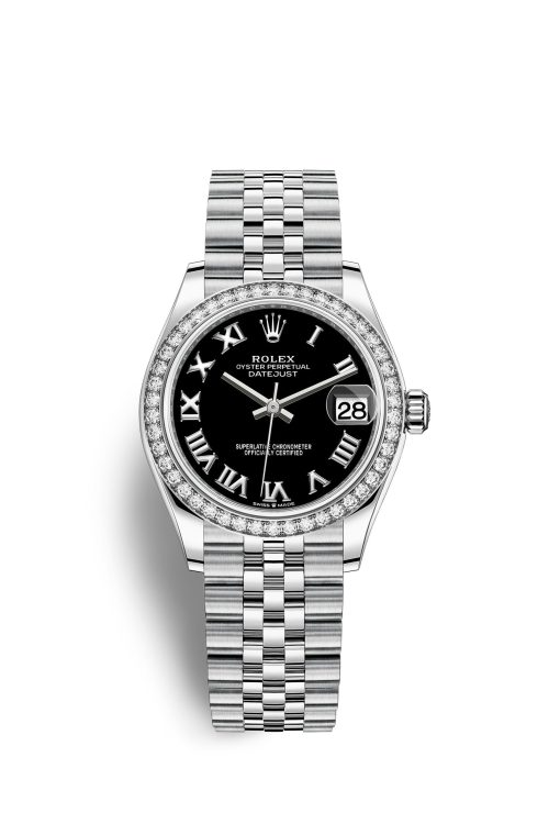 Rolex Datejust 31 Oystersteel 18kt White Gold and diamonds 278384RBR-0002