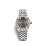 Rolex Datejust 31 Oystersteel 18kt White Gold and diamonds Ref 278384RBR-0010 278384RBR-0010-1.jpg