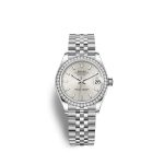 Rolex Datejust 31 Oystersteel 18kt White Gold and diamonds Ref 278384RBR-0016 278384RBR-0016-1.jpg