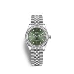 Rolex Datejust 31 Oystersteel 18kt White Gold and diamonds Ref 278384RBR-0022 278384RBR-0022-1.jpg