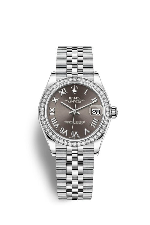 Rolex Datejust 31 Oystersteel 18kt White Gold and diamonds 278384RBR-0026