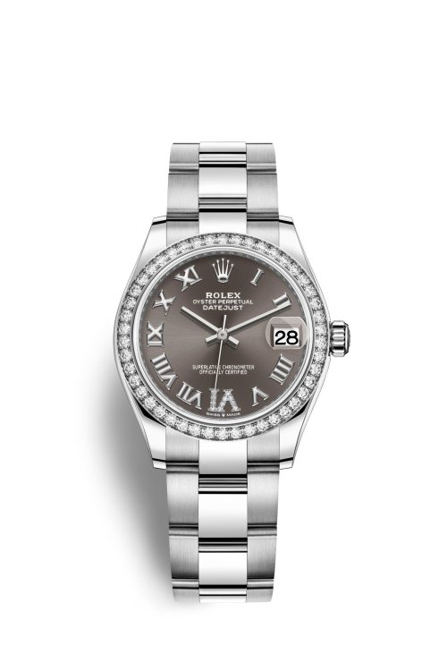 Rolex Datejust 31 Oystersteel 18kt White Gold and diamonds 278384RBR-0031