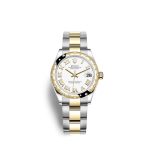 Rolex Datejust 31 Oystersteel 18kt Yellow Gold and diamonds Ref 278343RBR-0001 278343RBR-0001-1.jpg
