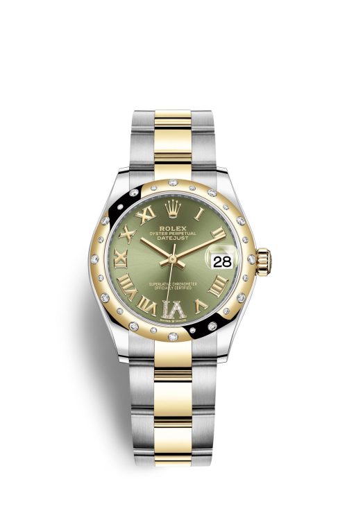 Rolex Datejust 31 Oystersteel 18kt Yellow Gold and diamonds 278343RBR-0015