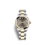 Rolex Datejust 31 Oystersteel 18kt Yellow Gold and diamonds Ref 278343RBR-0017 278343RBR-0017-1.jpg