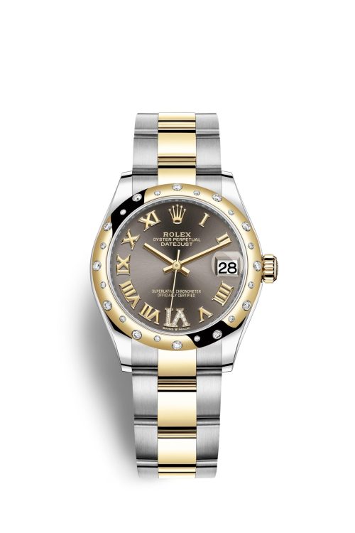 Rolex Datejust 31 Oystersteel 18kt Yellow Gold and diamonds 278343RBR-0017