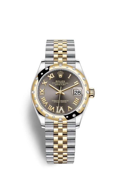 Rolex Datejust 31 Oystersteel 18kt Yellow Gold and diamonds 278343RBR-0018