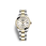Rolex Datejust 31 Oystersteel 18kt Yellow Gold and diamonds Ref 278343RBR-0019 278343RBR-0019-1.jpg