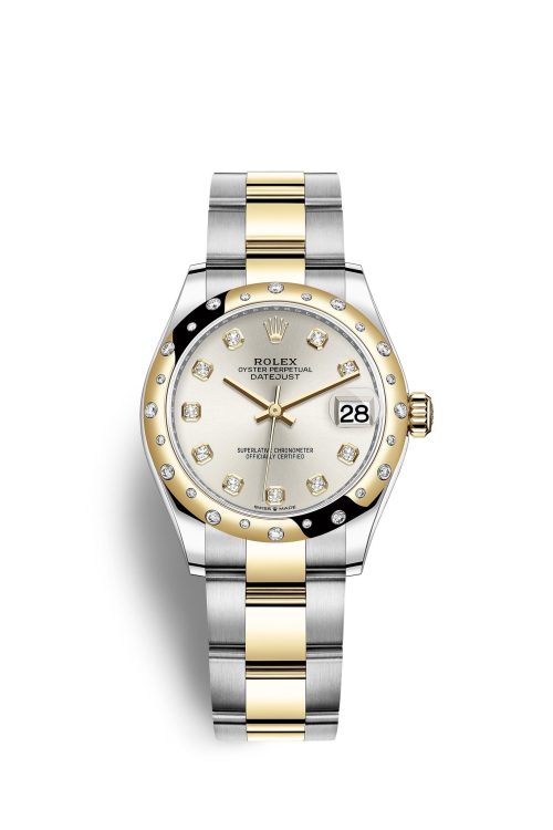 Rolex Datejust 31 Oystersteel 18kt Yellow Gold and diamonds 278343RBR-0019