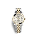 Rolex Datejust 31 Oystersteel 18kt Yellow Gold and diamonds Ref 278343RBR-0020 278343RBR-0020-1.jpg