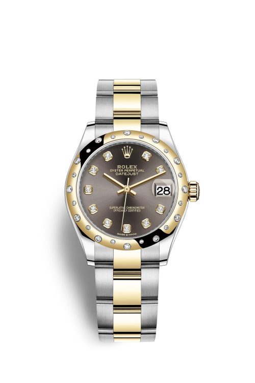 Rolex Datejust 31 Oystersteel 18kt Yellow Gold and diamonds 278343RBR-0021
