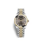 Rolex Datejust 31 Oystersteel 18kt Yellow Gold and diamonds Ref 278343RBR-0022 278343RBR-0022-1.jpg