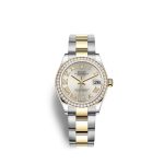 Rolex Datejust 31 Oystersteel 18kt Yellow Gold and diamonds Ref 278383RBR-0003 278383RBR-0003-1.jpg