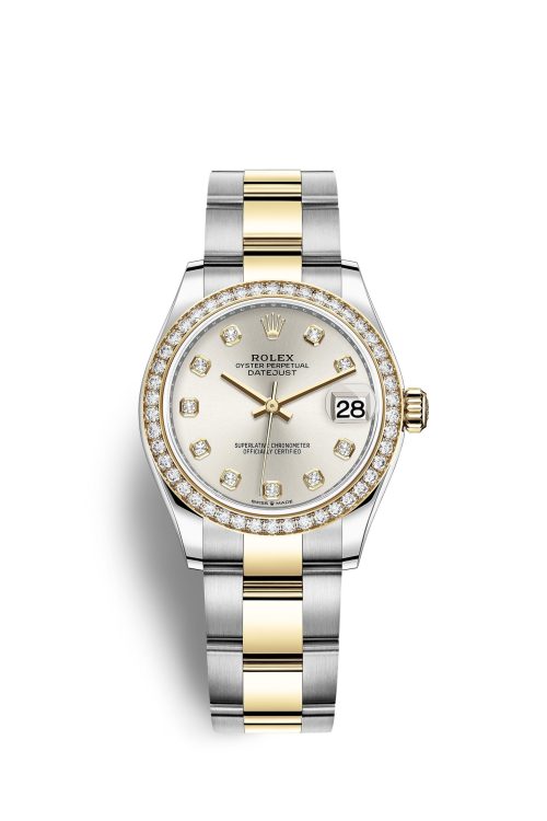Rolex Datejust 31 Oystersteel 18kt Yellow Gold and diamonds 278383RBR-0019