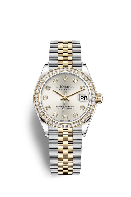 Rolex Datejust 31 Oystersteel 18kt Yellow Gold and diamonds 278383RBR-0020