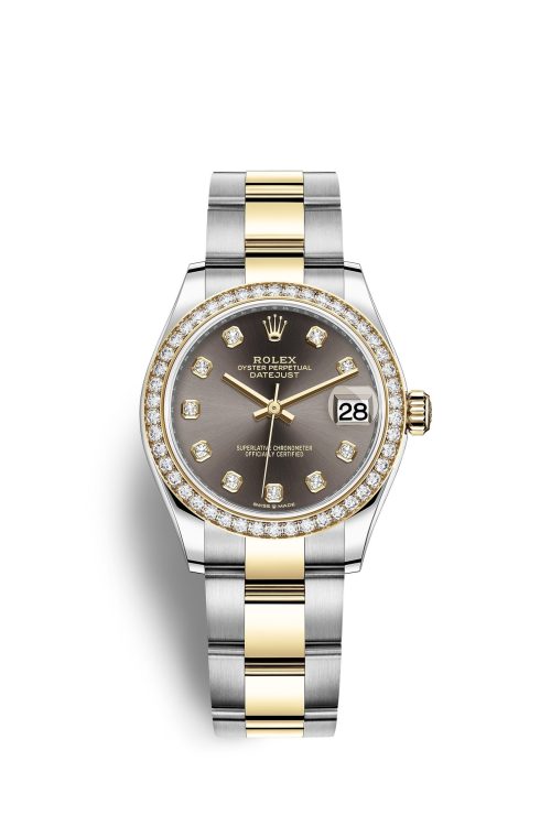 Rolex Datejust 31 Oystersteel 18kt Yellow Gold and diamonds 278383RBR-0021
