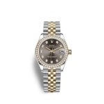Rolex Datejust 31 Oystersteel 18kt Yellow Gold and diamonds Ref 278383RBR-0022 278383RBR-0022-1.jpg