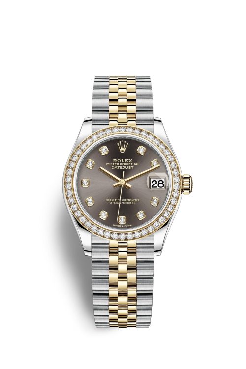 Rolex Datejust 31 Oystersteel 18kt Yellow Gold and diamonds 278383RBR-0022