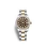 Rolex Datejust 31 Oystersteel 18kt Yellow Gold and diamonds Ref 278383RBR-0023 278383RBR-0023-1.jpg