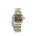 Rolex Datejust 31 Oystersteel 18kt Yellow Gold and diamonds Ref 278383RBR-0024 278383RBR-0024-1.jpg