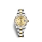 Rolex Datejust 31 Oystersteel 18kt Yellow Gold and diamonds Ref 278383RBR-0025 278383RBR-0025-1.jpg