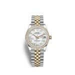 Rolex Datejust 31 Oystersteel 18kt Yellow Gold and diamonds Ref 278383RBR-0028 278383RBR-0028-1.jpg