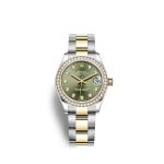 Rolex Datejust 31 Oystersteel 18kt Yellow Gold and diamonds Ref 278383RBR-0029 278383RBR-0029-1.jpg
