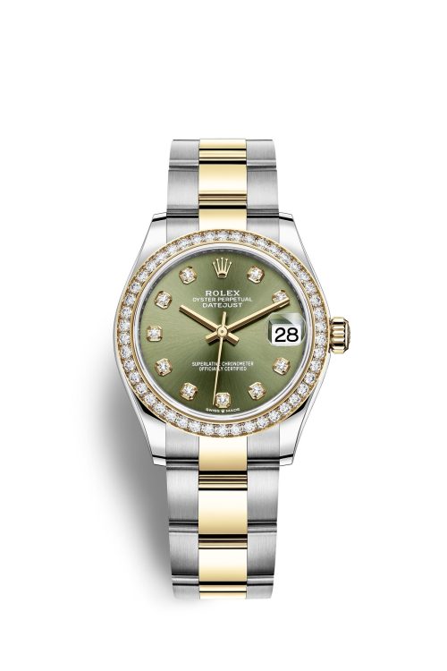 Rolex Datejust 31 Oystersteel 18kt Yellow Gold and diamonds 278383RBR-0029