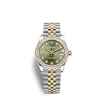 Rolex Datejust 31 Oystersteel 18kt Yellow Gold and diamonds Ref 278383RBR-0030 278383RBR-0030-1.jpg