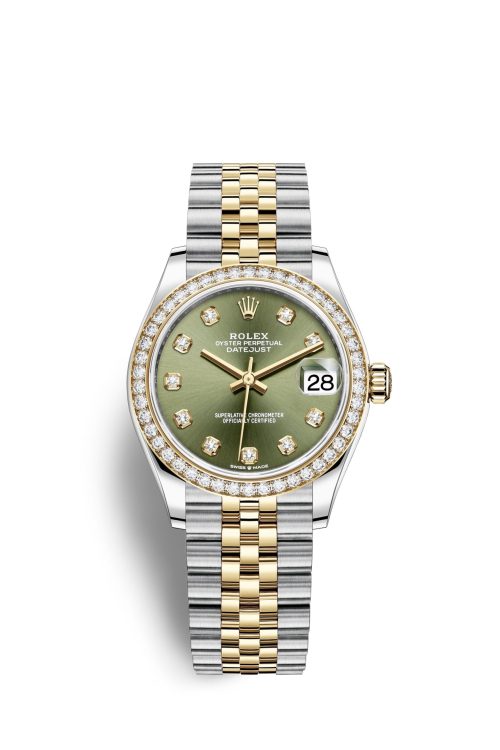 Rolex Datejust 31 Oystersteel 18kt Yellow Gold and diamonds 278383RBR-0030