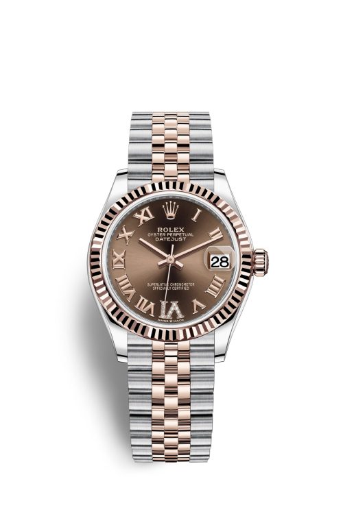 Rolex Datejust 31 Oystersteel and Everose Gold Ref278271-0004 278271-0004