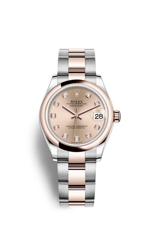 Rolex Datejust 31 Oystersteel and Everose gold 278241-0023
